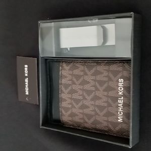 Michael Kors Men's Logo Case w/Bill Clip; Gift Boxed NWT Great  Gift